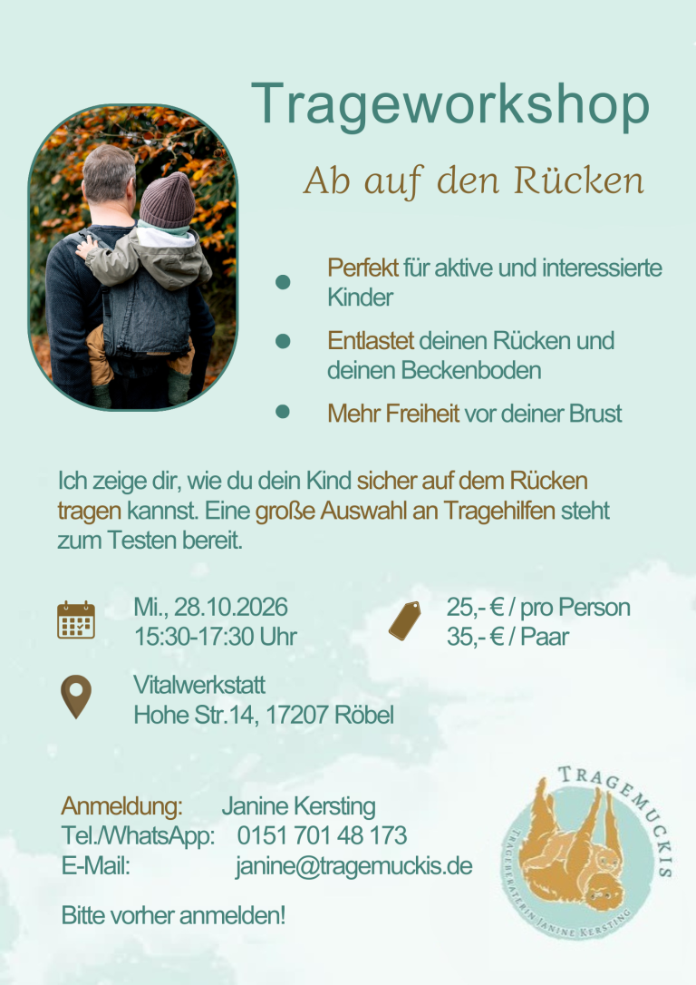 Workshop Rückentragen